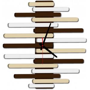 Moderné nástenné hodiny do kancelárie I SENTOP X0057-RAL1015-RAL9010-RAL8017
