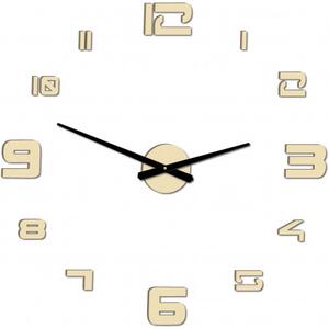 Nástěnné hodiny samolepicí velké Moderní hodiny | SENTOP 12P021 PLEXI 2D