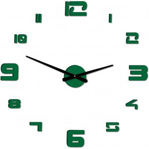 Nástěnné hodiny samolepicí velké Moderní hodiny | SENTOP 12P021 PLEXI 2D