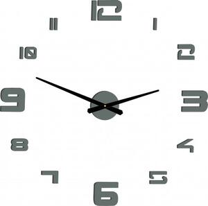 Nástěnné hodiny samolepicí velké Moderní hodiny | SENTOP 12P021 PLEXI 2D