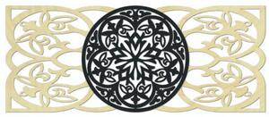 Elegantní mandala na stěně, skvělý doplněk interiéru I SENTOP PR0313-A