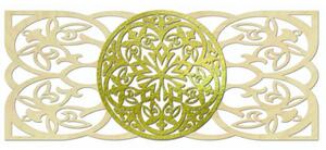 Elegantní mandala na stěně, skvělý doplněk interiéru I SENTOP PR0313-A
