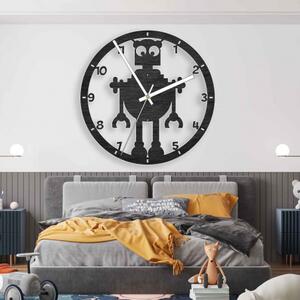 Robotické hodiny - hravý design pro váš moderní interiér I SENTOP PR0442 plywood