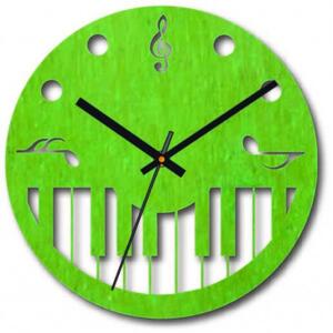 Nástěnné hodiny ze dřeva - Poznámky černé a barevné | SENTOP PR0453