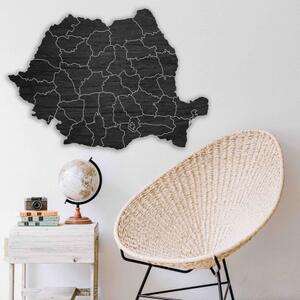 Dřevěná nástěnná mapa Rumunska - ROMA 4184 M006