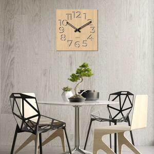 Moderní dřevěné nástěnné hodiny | Minimalistický design do interiéru I SENTOP HDFK033