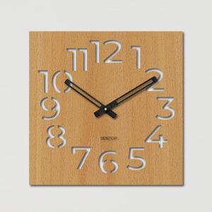 Moderní dřevěné nástěnné hodiny | Minimalistický design do interiéru I SENTOP HDFK033
