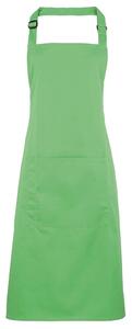 Premier Workwear Kuchyňská zástěra s laclem a kapsou - Apple green