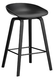 HAY Barová židle AAS 32, H65, Black / Black