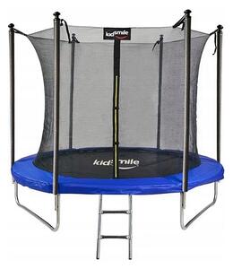 Trampolína s vnitřní síťkou 252 cm - MODRÁ
