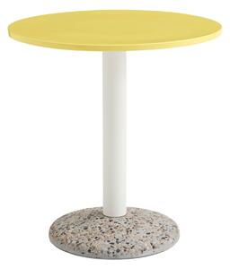 HAY Zahradní stůl Ceramic Ø70, Bright Yellow