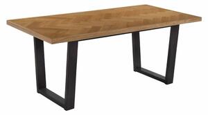 Cassaredo Jídelní stůl PARKET 180x90 cm ořech/černá