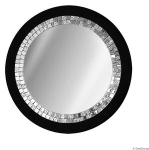 GieraDesign Zrcadlo Glamour Slim Black Rozměr: Ø 70 cm