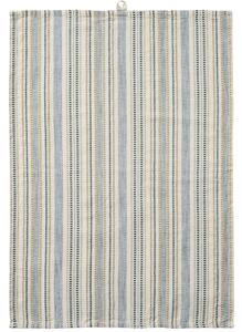 Utěrka Celine Blue and Beige Woven