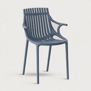 Plastové křeslo MONACO Odstín: Antracite blu