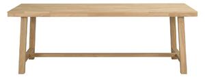 Rowico Home, Jídelní stůl z masivního dubu BROOKLYN Oak, 220x95 cm | dub, přírodní 108590