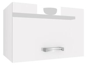 Kuchyňská skříňka Belini nad digestoř 60 cm bílý lesk INF SGP60/2/WT/W/0/D