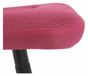Otočná židle, růžová/vzor/černá, GOFY