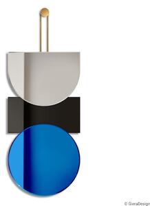 GieraDesign Zrcadlo Sign Temo Black - Blue Rozměr: 45 x 90/114 cm