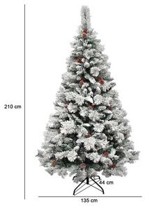 Zasněžený vánoční stromeček, ve více velikostech-210 cm-ový