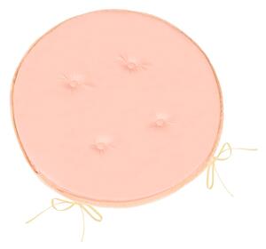 Bellatex Sedák Adéla kulatý hladký průměr 40 cm Lososová