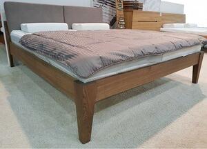 Designová postel THÉRA Dub 180x200cm - dřevěná postel z masivu o šíři 4 cm