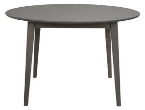 Rowico Home, Kulatý jídelní stůl FILIPPA Dark brown, 120x120 cm | tmavě hnědá 113830