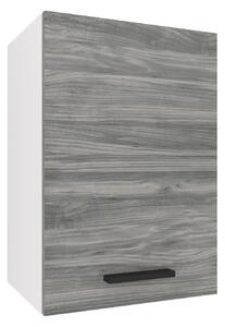 Kuchyňská skříňka Belini horní 40 cm šedý antracit Glamour Wood TOR SG40/3/WT/GW1/0/B1