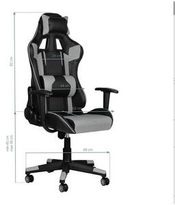 Herní židle Premium 916 - šedá