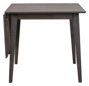 Rowico Home, Rozkládací jídelní stůl FILIPPA Dark brown, 80x80 cm | tmavě hnědá 113839