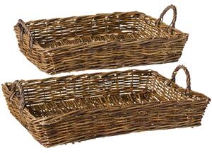 Proutěný koš Unpeeled Willow Větší