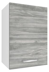Kuchyňská skříňka Belini horní 40 cm šedý antracit Glamour Wood TOR SG40/2/WT/GW1/0/E
