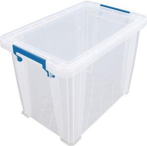 Robustní plastový box na zavěšení euro-složek A3 transparentní, 24l Manutan
