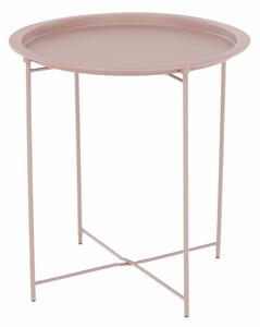 TEMPO Příruční stolek s odnímatelnou tácem, nude růžová, RENDER