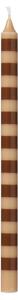 Svíčka Taper Brown 20 cm