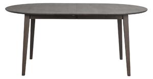 Rowico Home, Oválný jídelní stůl z dubu FILIPPA Dark brown, 170x105 cm | tmavě hnědá 117633