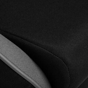 Herní židle DARK - látka černá a tmavě šedá
