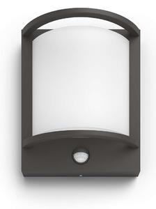 LED Venkovní nástěnné svítidlo Samondra s pohybovým čidlem 17392/93/P0 antracitové 2700K