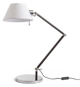 MONTANA stolní bílá/černá chrom 230V E27 28W - RED - DESIGN RENDL