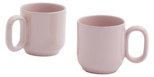 HAY Sada hrnků Barro, Pink, 2ks