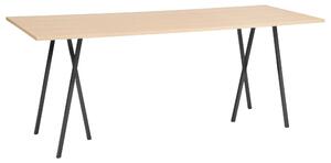 HAY Stůl Loop Stand High, Oak / Black, 250 x 93 cm