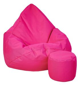 Supplies sedací pytel OUTDOOR RELAX nesnímatelný potah - polyester v růžové barvě