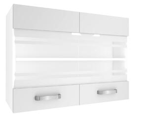 Kuchyňská skříňka Belini horní 80 cm bílý mat TOR SGW80/2/WT/WT/0/U