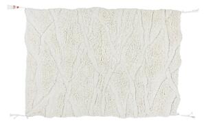 MUZZA Vlněný koberec kangor 170 x 240 cm bílý