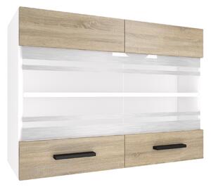 Kuchyňská skříňka Belini horní 80 cm dub sonoma TOR SGW80/2/WT/DS/0/B1