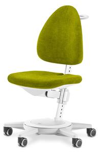 Dětská rostoucí židle moll Maximo bílá Barva potahu: světle zelená