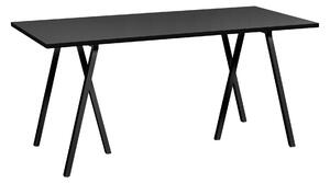 HAY Stůl Loop Stand, Black, 160 x 78 cm