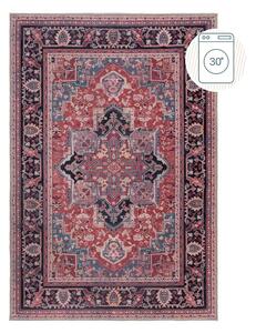 Vínový pratelný koberec s příměsí recyklovaných vláken 80x150 cm Windsor – Flair Rugs