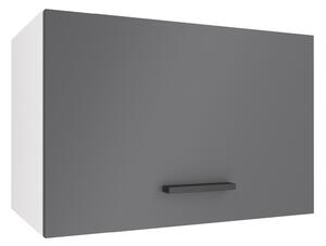 Kuchyňská skříňka Belini nad digestoř 60 cm šedý mat TOR SGP60/2/WT/SR/0/B