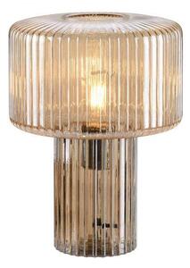 PN 4092-27 LED stolní lampa jantarová barva, sklo tvaru houby, pr.25cm, vypínač - PAUL NEUHAUS